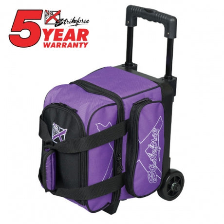 Hybrid single bowling ball roller bag