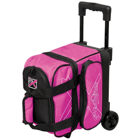 Hybrid single bowling ball roller bag