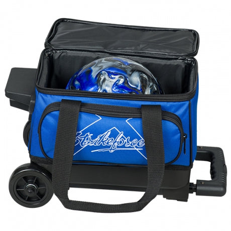 Hybrid single bowling ball roller bag