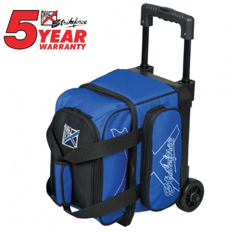 Hybrid single bowling ball roller bag